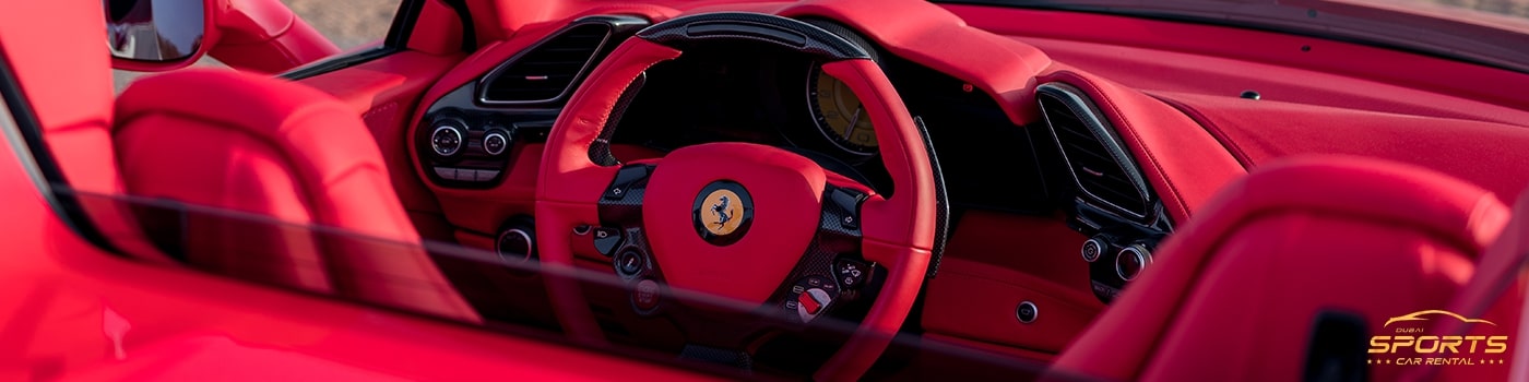 Ferrari 488 interior