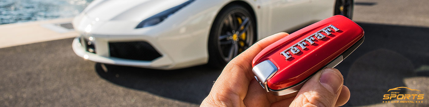 rent a luxury Ferrari