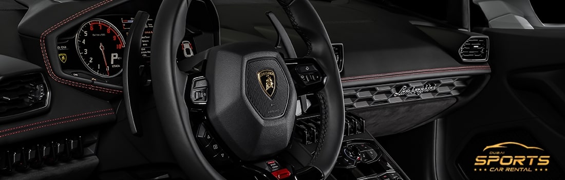 Lamborghini steering wheel